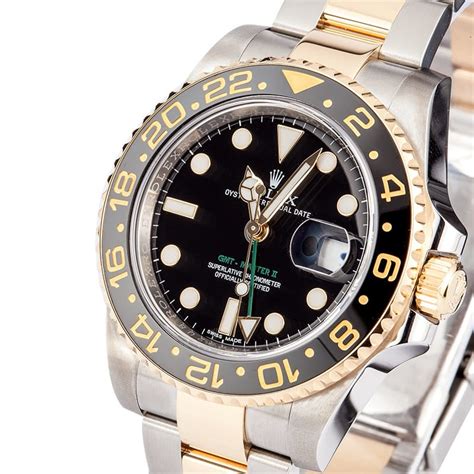 used rolex gmt ii gold stainless|rolex master 2 price.